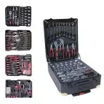 Coffret de 326 avec clé à cliquet, boîtier en aluminium